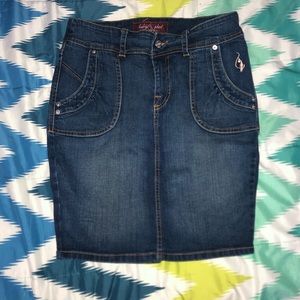 Baby Phat denim skirt
